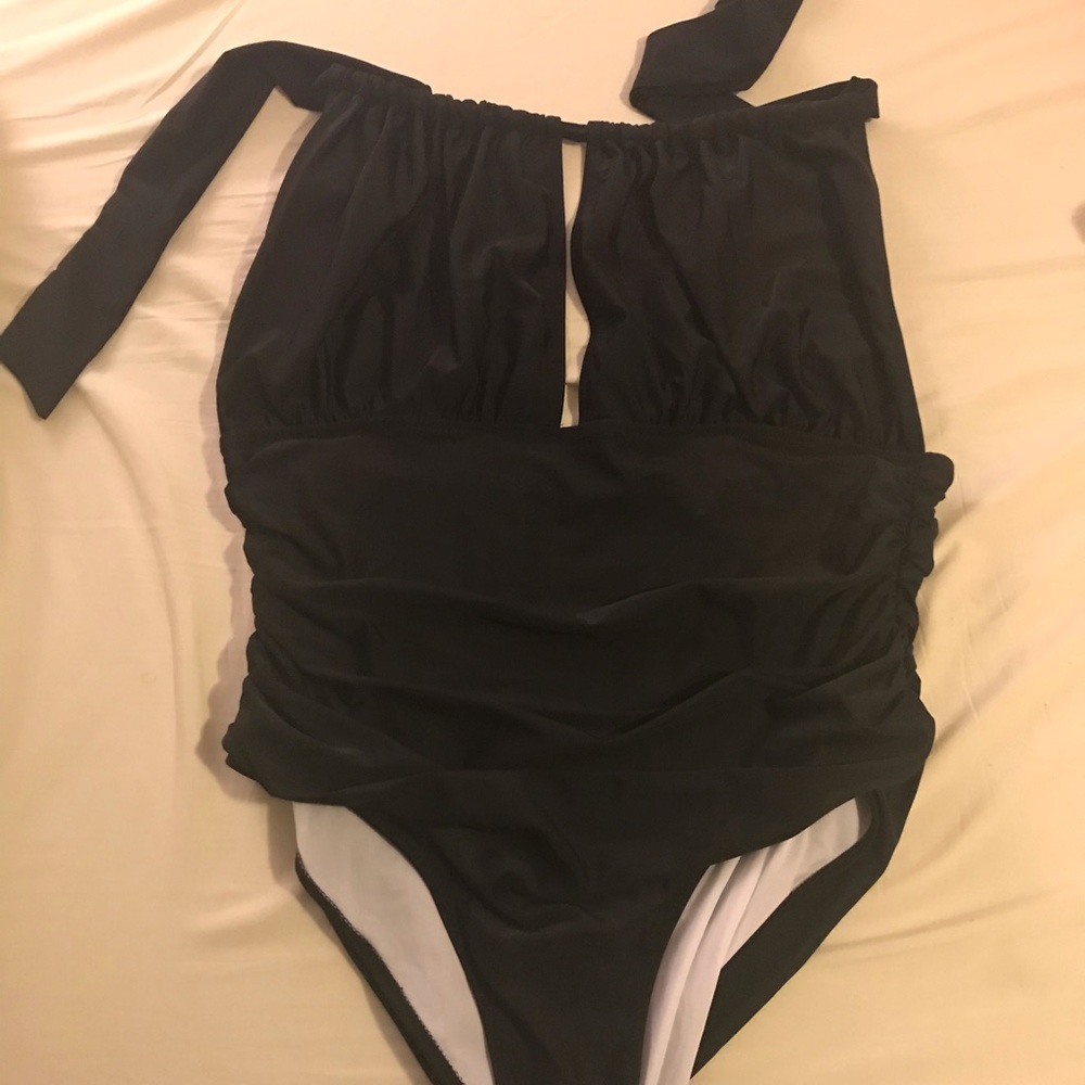 Black Vintage Style One Piece